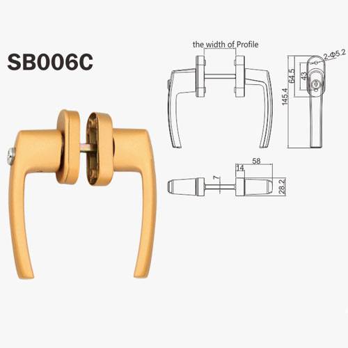 Multipoint-Handle-SB006C-dimension
